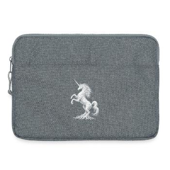 Licorne effrayante arbre Dark Fantasy Art Amoureux de la nature - Sacoche pour ordinateur portable 15 pouces - gris chiné - Devant