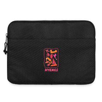 Mish-mash Hyères the palm trees travel France - Laptop bag 15" - black - Front