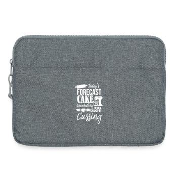 Today's Forecast Cake Decorating - Laptop bag 15" - heather grey - Front