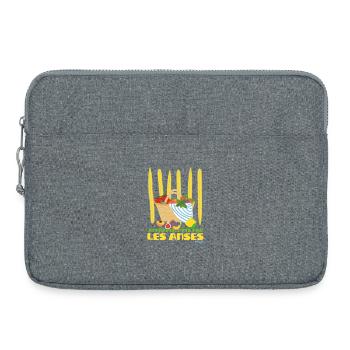 Den Sommer mit den Griffen des Korbes einfangen - Laptoptasche 15" - Grau meliert - Vorne