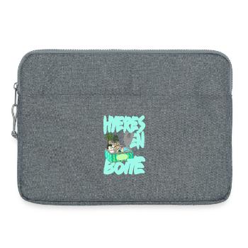 Hyeres en Boite - Sacoche pour ordinateur portable 15 pouces - gris chiné - Devant