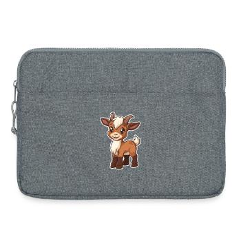 Goat - Laptop bag 15" - heather grey - Front
