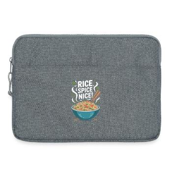 Fried Rice Spice Nice Hot Rice - Laptoptasche 15" - Grau meliert - Vorne