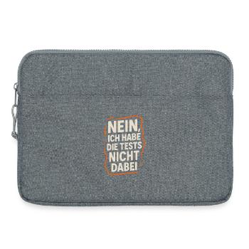 Chemise de l’enseignant – tests non inclus - Sacoche pour ordinateur portable 15 pouces - gris chiné - Devant