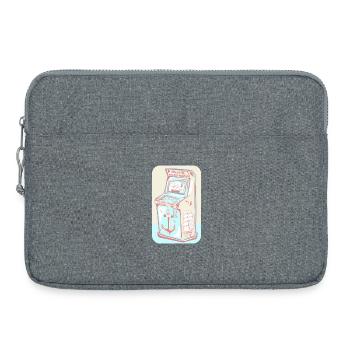 Retro-Arcade-Spiel Rime of the ancient Mariner - Laptoptasche 15" - Grau meliert - Vorne