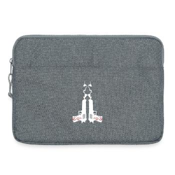 Smoking guns: Bang & Style - Laptop bag 15" - heather grey - Front