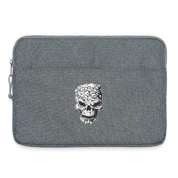 Schädel der Schädel - Laptoptasche 15" - Grau meliert - Vorne
