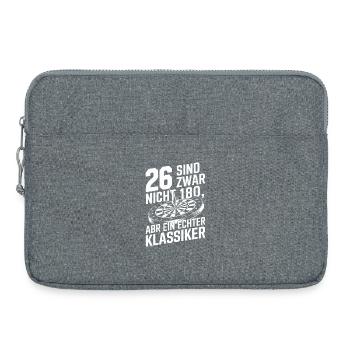 26 are not 180 but a real classic - Laptop bag 15" - heather grey - Front