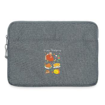 Papa Grand-père Grand-père Thanksgiving Père - Sacoche pour ordinateur portable 15 pouces - gris chiné - Devant