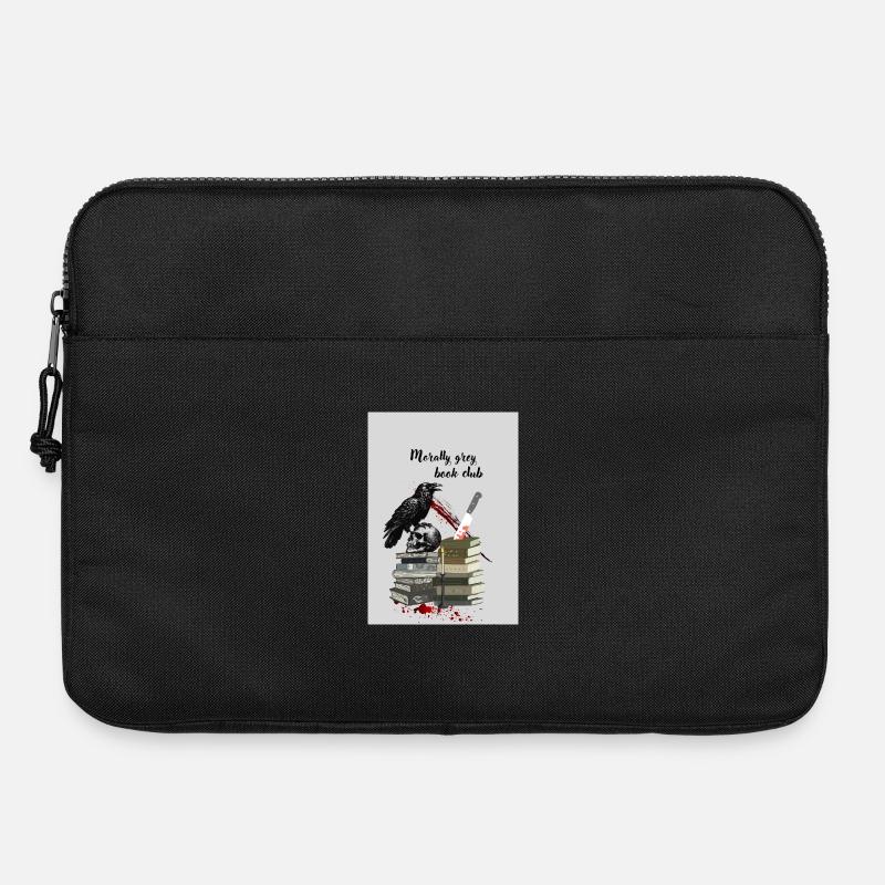 Moralisch Grauer Buchclub - Laptoptasche 15" - Schwarz