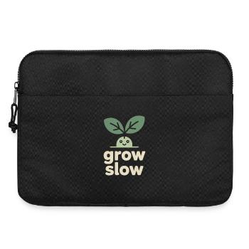Grow Slow – Plant Sprout - Laptop bag 15" - black - Front