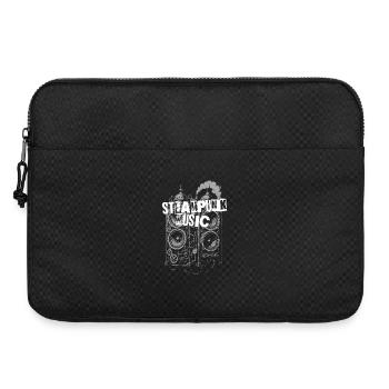 Steampunk-Musiklautsprecher - Laptoptasche 15" - Schwarz - Vorne