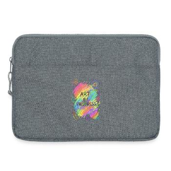 Art In Progress Doodle - Laptop bag 15" - heather grey - Front