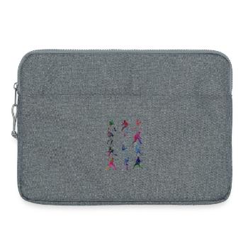 Baseball player #baseball #sport - Laptop bag 15" - heather grey - Front