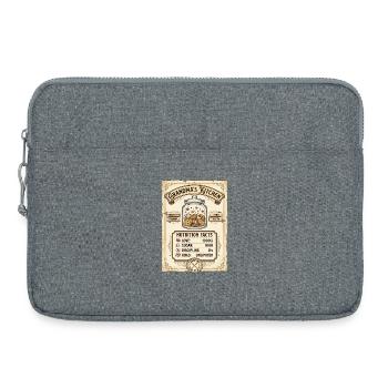 Grandma's Kitchen Nutrition Facts - Laptoptasche 15" - Grau meliert - Vorne