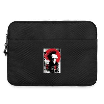 Punk Frau Rebellischer Geist Kanji - Sacoche pour ordinateur portable 15 pouces - noir - Devant