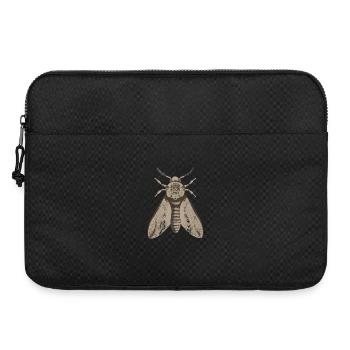 Papillon de nuit crâne dans le style steampunk - Sacoche pour ordinateur portable 15 pouces - noir - Devant