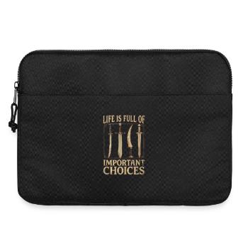 RPG Gamer: Die Qual der Wahl - Laptoptasche 15" - Schwarz - Vorne
