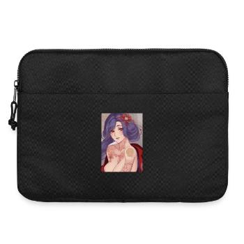 Geisha Bloom Tattooed  - Laptop bag 15" - black - Front