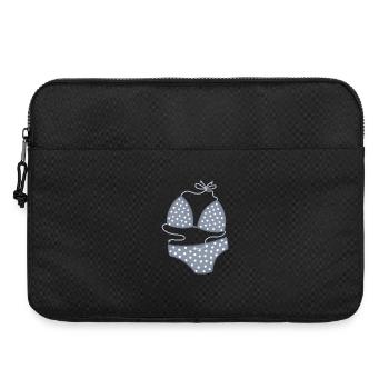 PolkaDot Bikini Pattern - Laptop bag 15" - black - Front