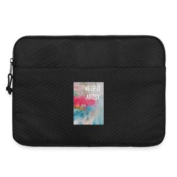 Keep it artsy.  - Laptoptasche 15" - Schwarz - Vorne