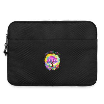 Colorful Flowering Tree - Laptop bag 15" - black - Front