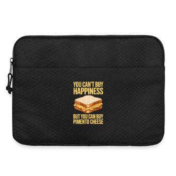 Cadeau de golf sandwich au fromage piment - Sacoche pour ordinateur portable 15 pouces - noir - Devant