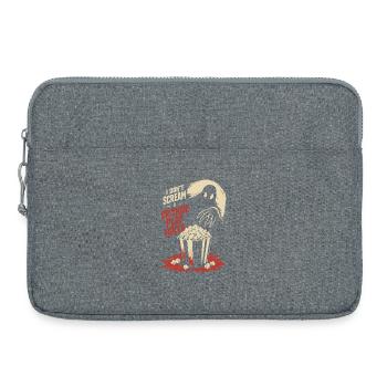 Critique Incohérences Intrigue Horreur - Sacoche pour ordinateur portable 15 pouces - gris chiné - Devant