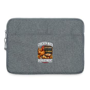 CHICKEN MATH DEPARTMENT - Laptoptasche 15" - Grau meliert - Vorne