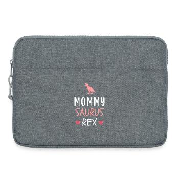 Mommysaurus Rex Mommy Dinosaure Mignonne Fête des Mères - Sacoche pour ordinateur portable 15 pouces - gris chiné - Devant