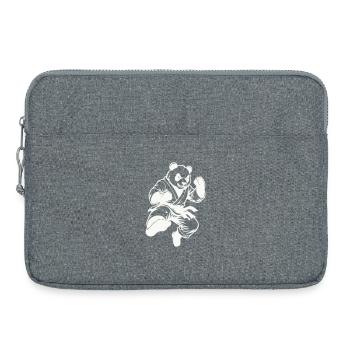 panda_kung_fu- - Laptoptasche 15" - Grau meliert - Vorne
