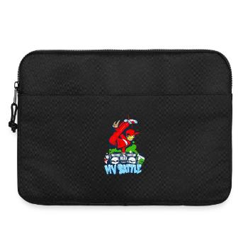 Breakdance B-Boy Streetdance Design Hip Hop Danse - Sacoche pour ordinateur portable 15 pouces - noir - Devant
