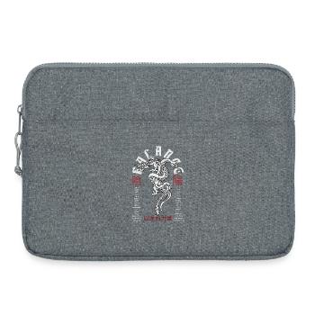 Dragon et serpent chinois - Sacoche pour ordinateur portable 15 pouces - gris chiné - Devant