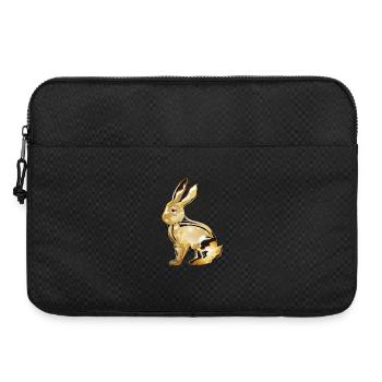 Lapin de couleur or coloré en chrome - Sacoche pour ordinateur portable 15 pouces - noir - Devant