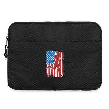 4 juillet USA Running - Sacoche pour ordinateur portable 15 pouces - noir - Devant