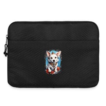 Chien mignon - Sacoche pour ordinateur portable 15 pouces - noir - Devant