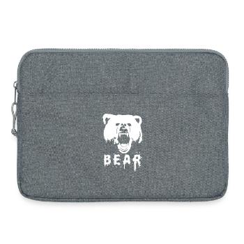 Bär - Laptoptasche 15" - Grau meliert - Vorne