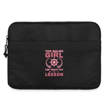 Sailing Girl - Laptop bag 15" - black - Front