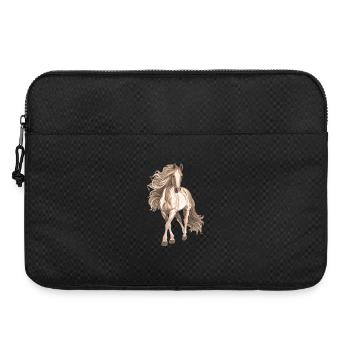 Horse motif - Laptop bag 15" - black - Front