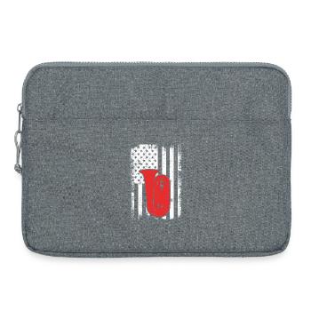 4 juillet USA Tuba - Sacoche pour ordinateur portable 15 pouces - gris chiné - Devant