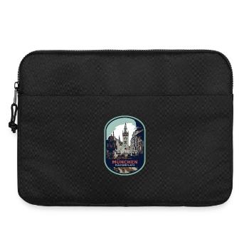 Münchner Altstadt: Charme des Marienplatzes - Laptoptasche 15" - Schwarz - Vorne