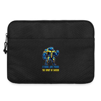 Stark und stolz Schweden Bär - Laptoptasche 15" - Schwarz - Vorne