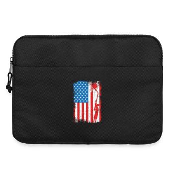 Welding USA Flag - Laptop bag 15" - black - Front