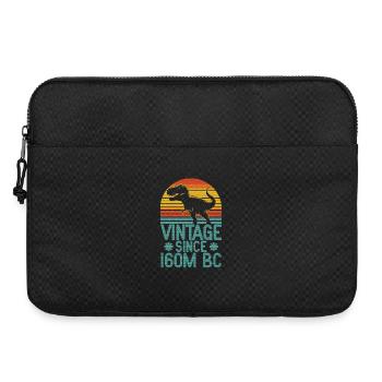 Dino T-Rex Vintage Retro Dinosaur Art de 160M avant JC - Sacoche pour ordinateur portable 15 pouces - noir - Devant