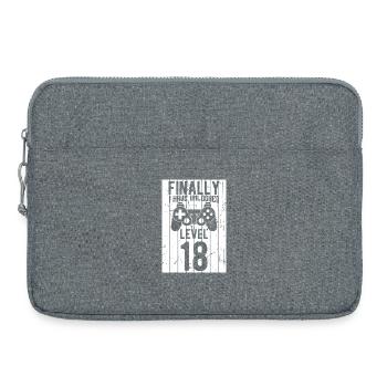 Unlocked Level 18 - Laptop bag 15" - heather grey - Front