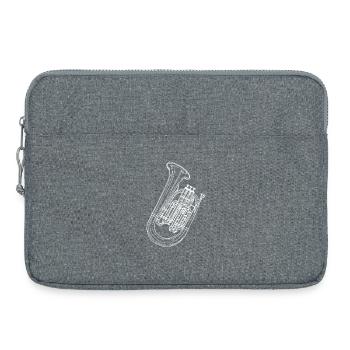 Tuba - Laptop bag 15" - heather grey - Front