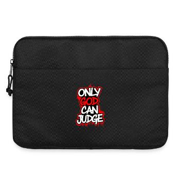 Only god can judge - Laptoptasche 15" - Schwarz - Vorne