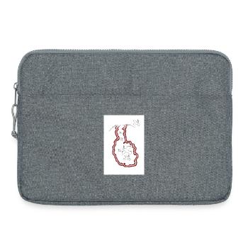 PEACE SEED AUSTRIA par Gudrun KARGL - Sacoche pour ordinateur portable 15 pouces - gris chiné - Devant