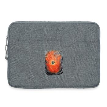 Romantic Fire Dance Artistic Lovers Couple Design - Laptop bag 15" - heather grey - Front