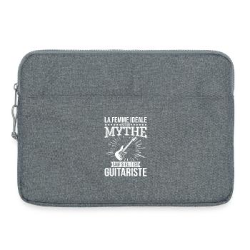 Der Mythos der idealen Frau, es sei denn, sie ist Gitarristin - Laptoptasche 15" - Grau meliert - Vorne